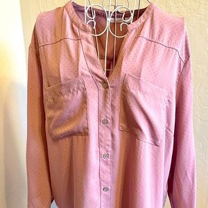New York and Company Pink Blouse